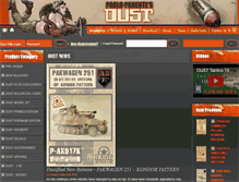 Tablet Screenshot of dustgame.com